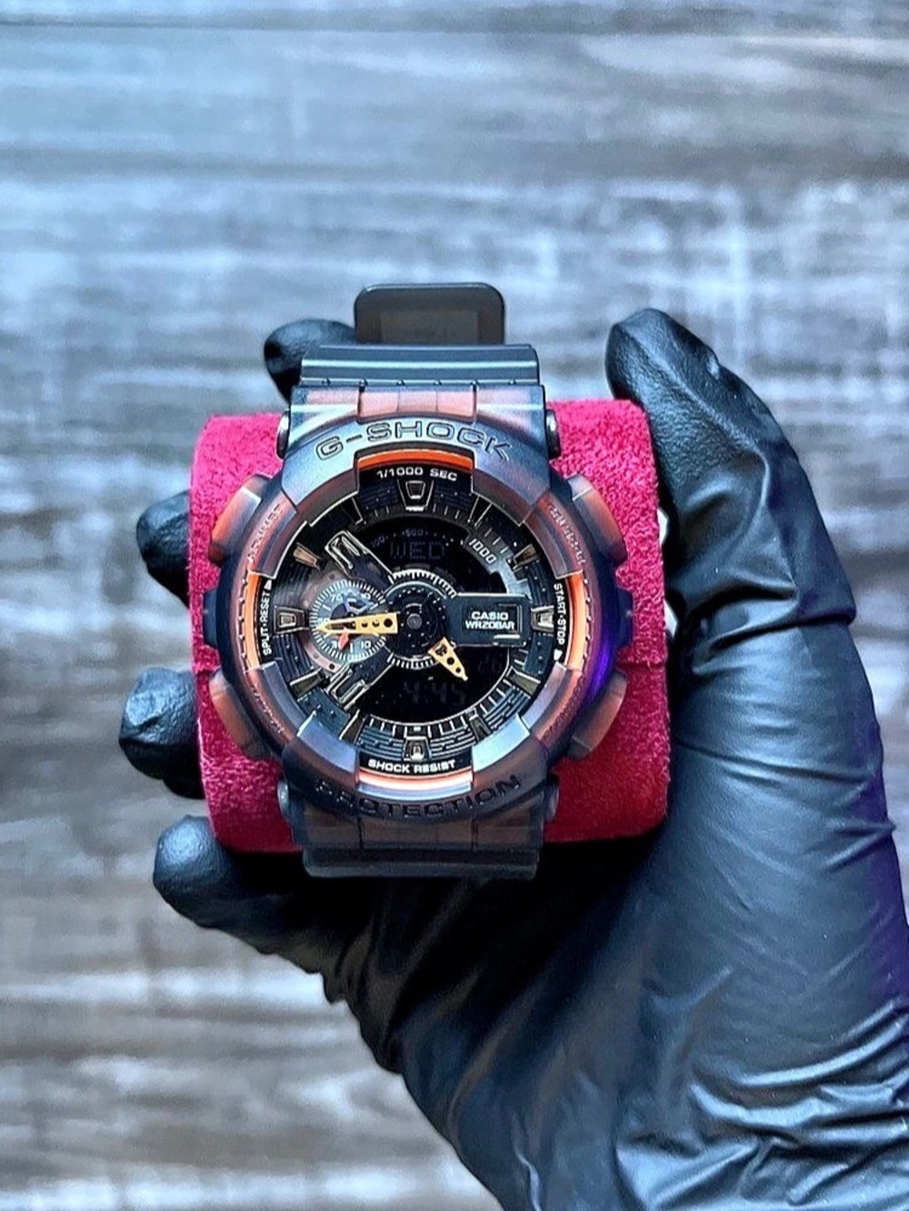 Casio G-Shock GA-110 Grey & Orange Watch